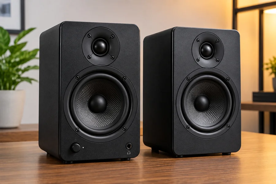Dayton Audio M6 6-1/2 Powered Desktop Speakers